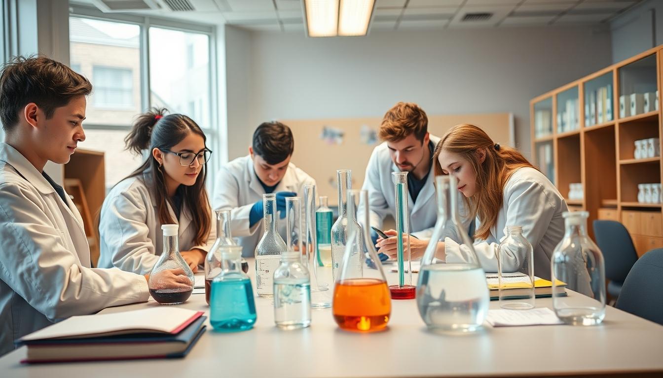 Structured study materials and learning resources on a desk